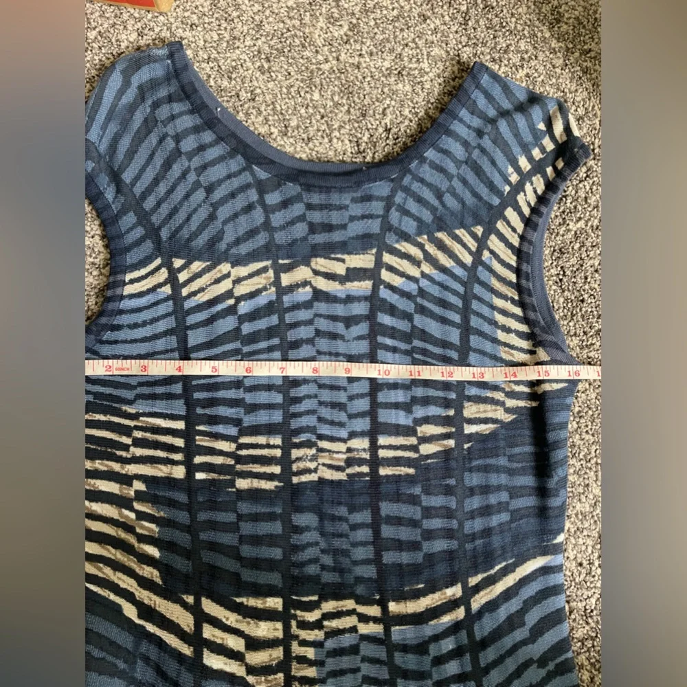 Nic + Zoe Mesmerize A Line Knit Twirl Midi Career Dress Office Retail 228 - Picture 11 of 12